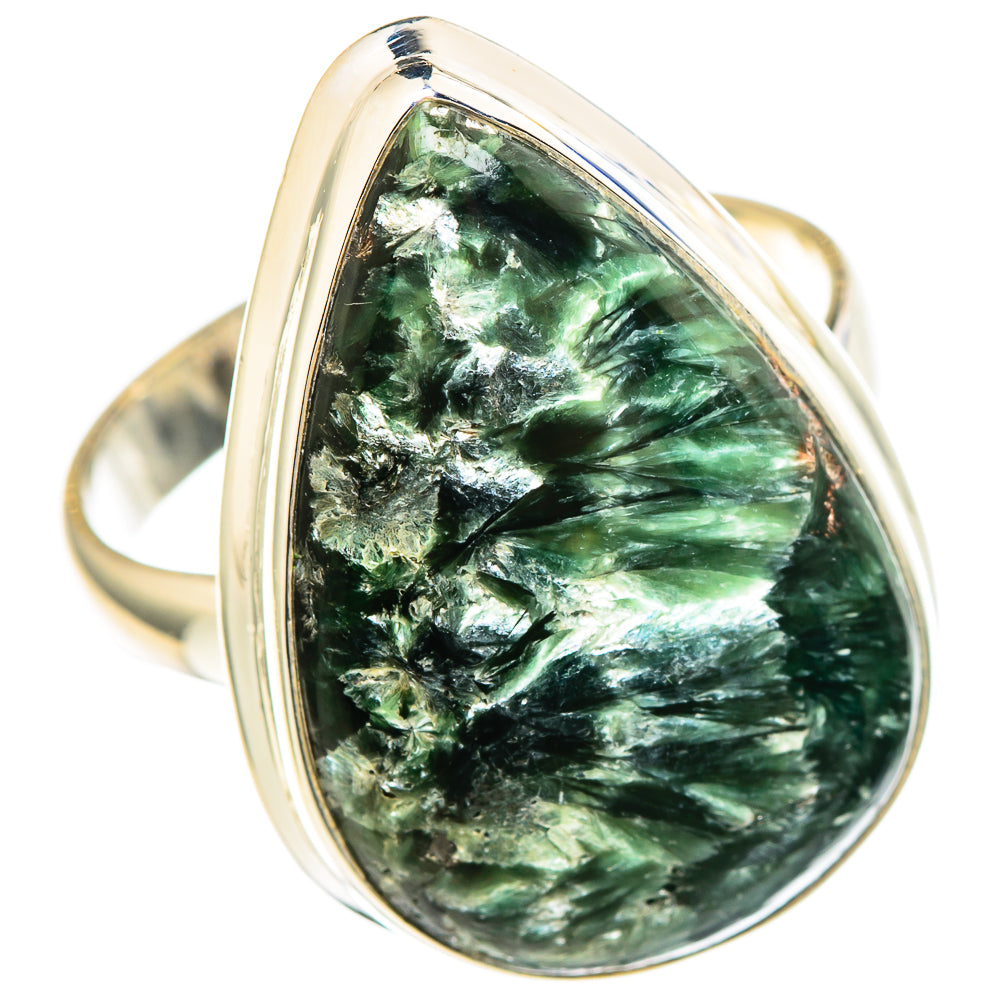 Seraphinite Rings handcrafted by Ana Silver Co - RING99481