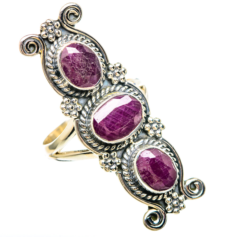 Ruby Rings handcrafted by Ana Silver Co - RING99497