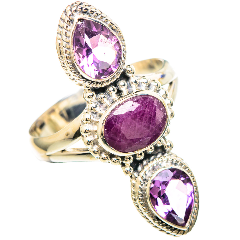 Ruby Rings handcrafted by Ana Silver Co - RING99510