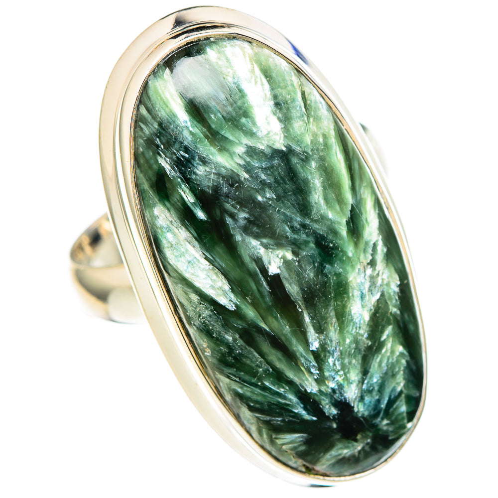 Seraphinite Rings handcrafted by Ana Silver Co - RING99518