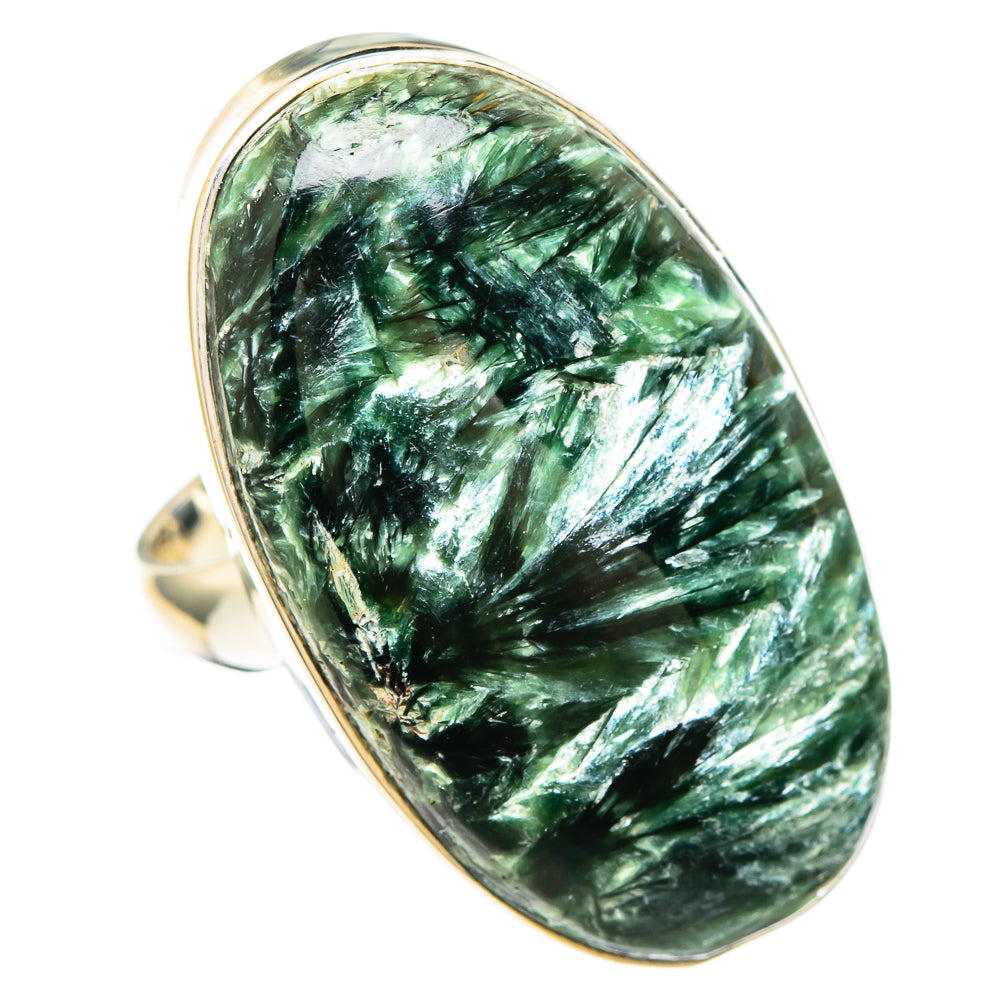Seraphinite Rings handcrafted by Ana Silver Co - RING99523