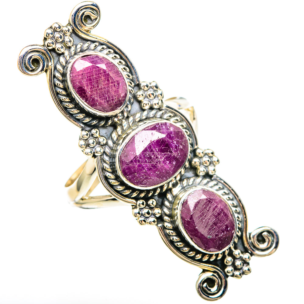 Ruby Rings handcrafted by Ana Silver Co - RING99546 - Photo 2