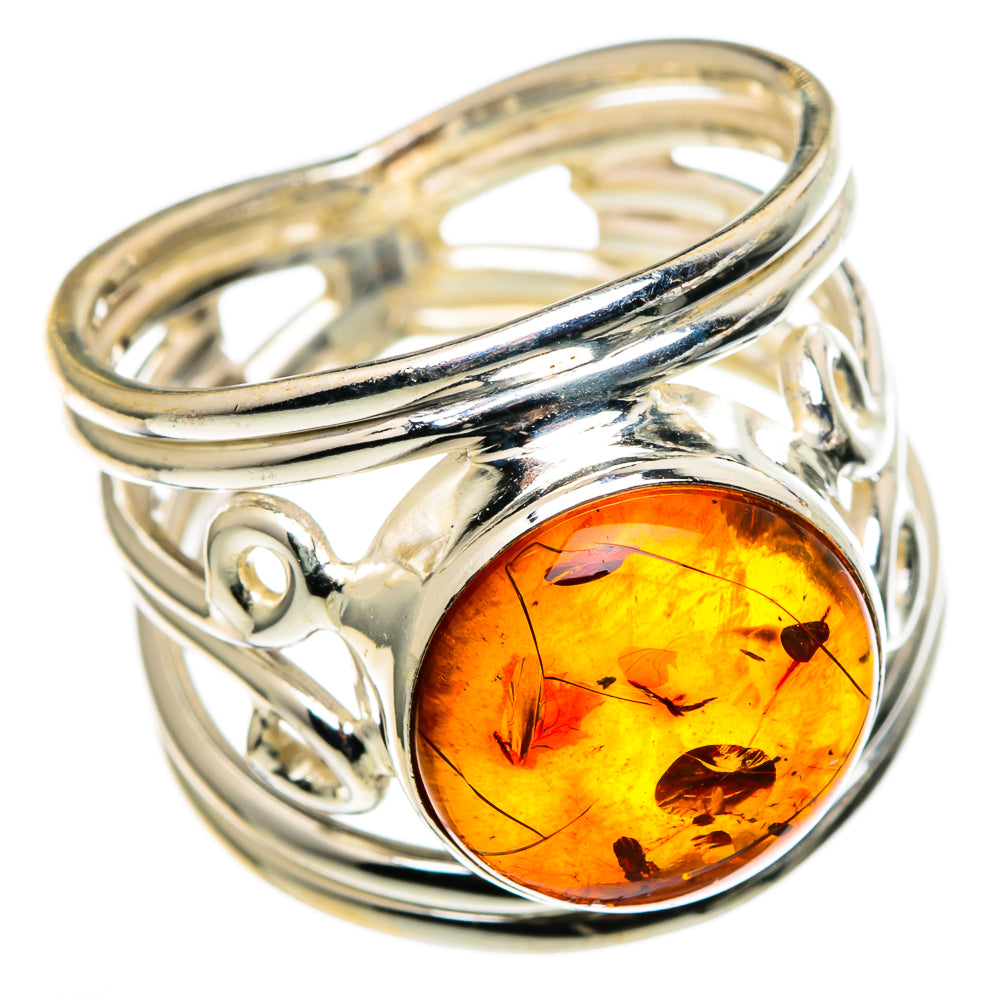Baltic Amber Rings handcrafted by Ana Silver Co - RING99567