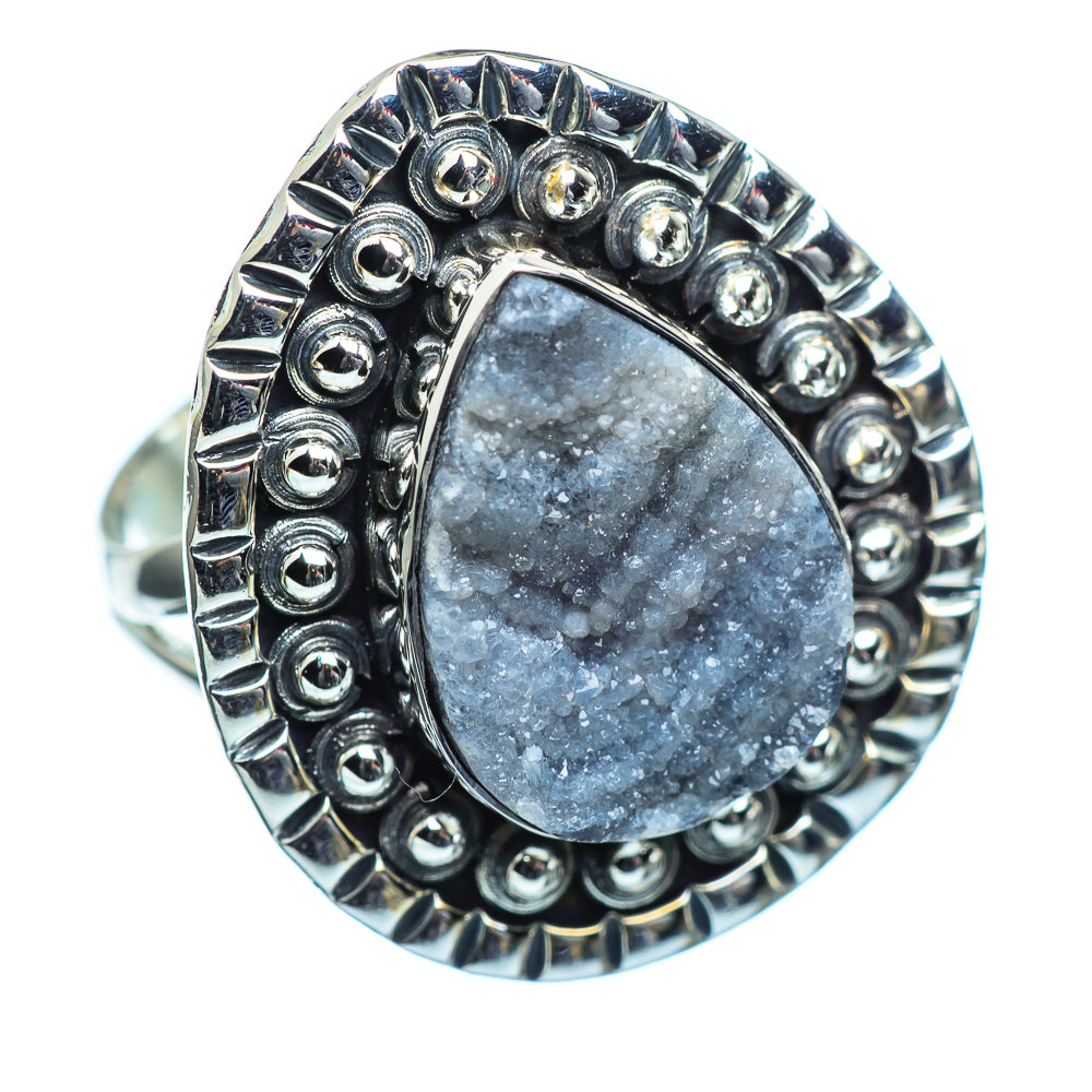 Desert Druzy Rings handcrafted by Ana Silver Co - RING995938