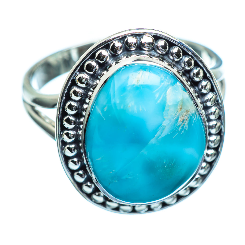 Larimar Rings handcrafted by Ana Silver Co - RING996442