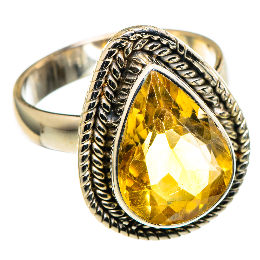 Citrine Rings handcrafted by Ana Silver Co - RING99647
