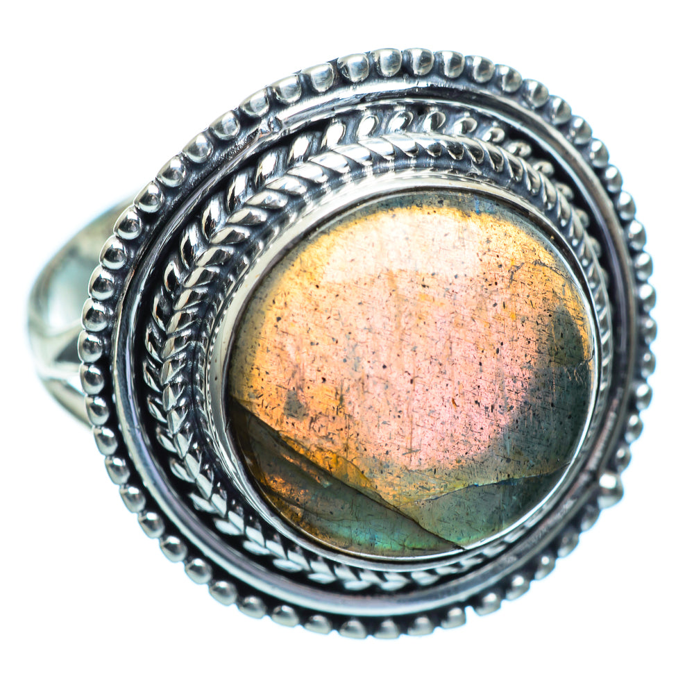 Labradorite Rings handcrafted by Ana Silver Co - RING996567