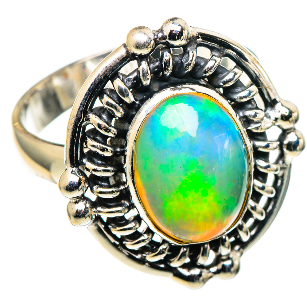 Ethiopian Opal Rings handcrafted by Ana Silver Co - RING99669