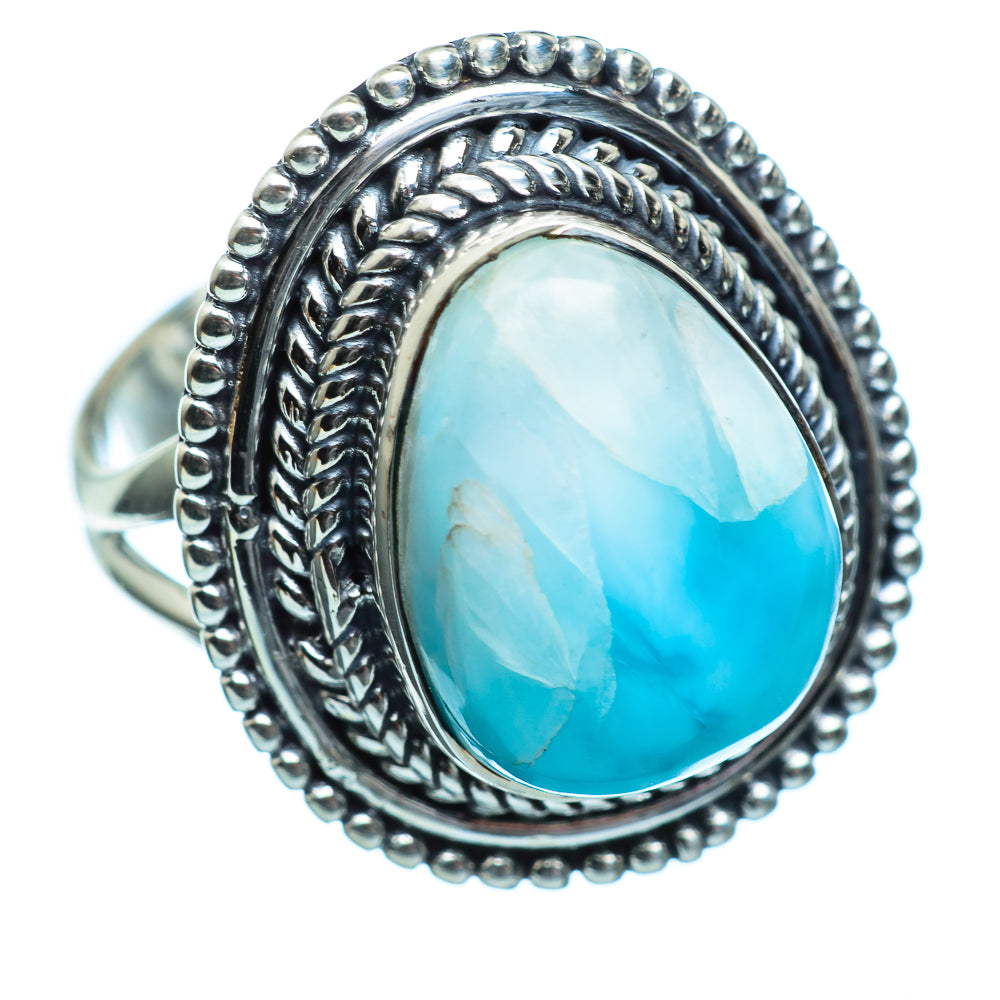Larimar Rings handcrafted by Ana Silver Co - RING996831