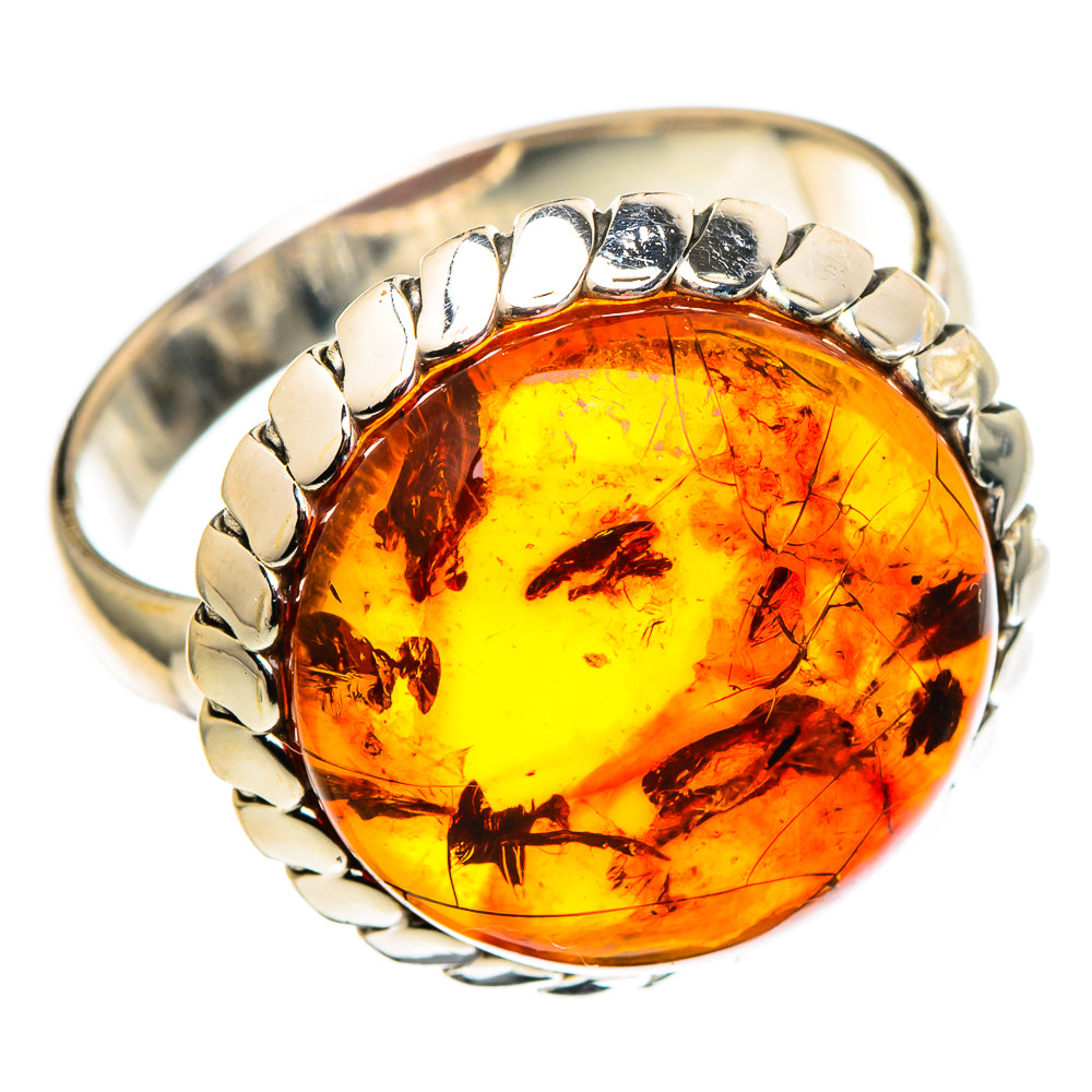 Baltic Amber Rings handcrafted by Ana Silver Co - RING99686