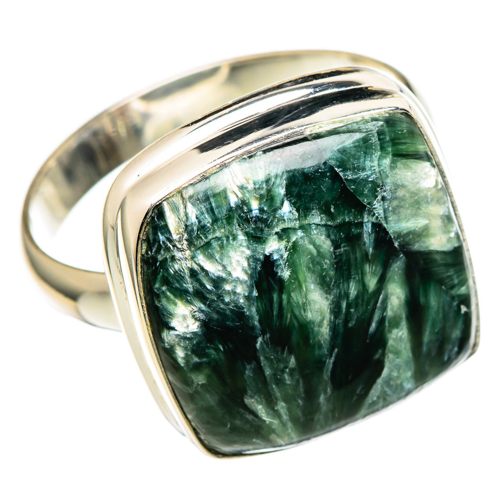 Seraphinite Rings handcrafted by Ana Silver Co - RING99758