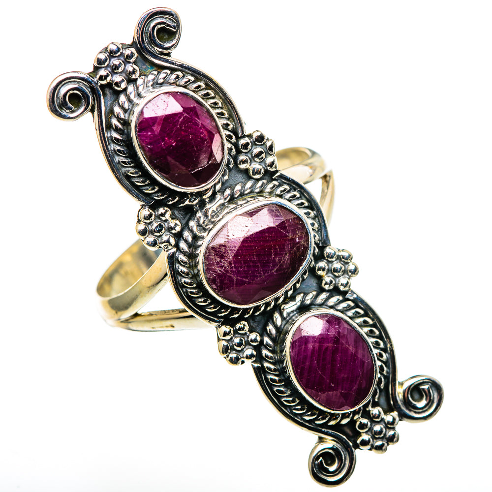 Ruby Rings handcrafted by Ana Silver Co - RING99775 - Photo 2