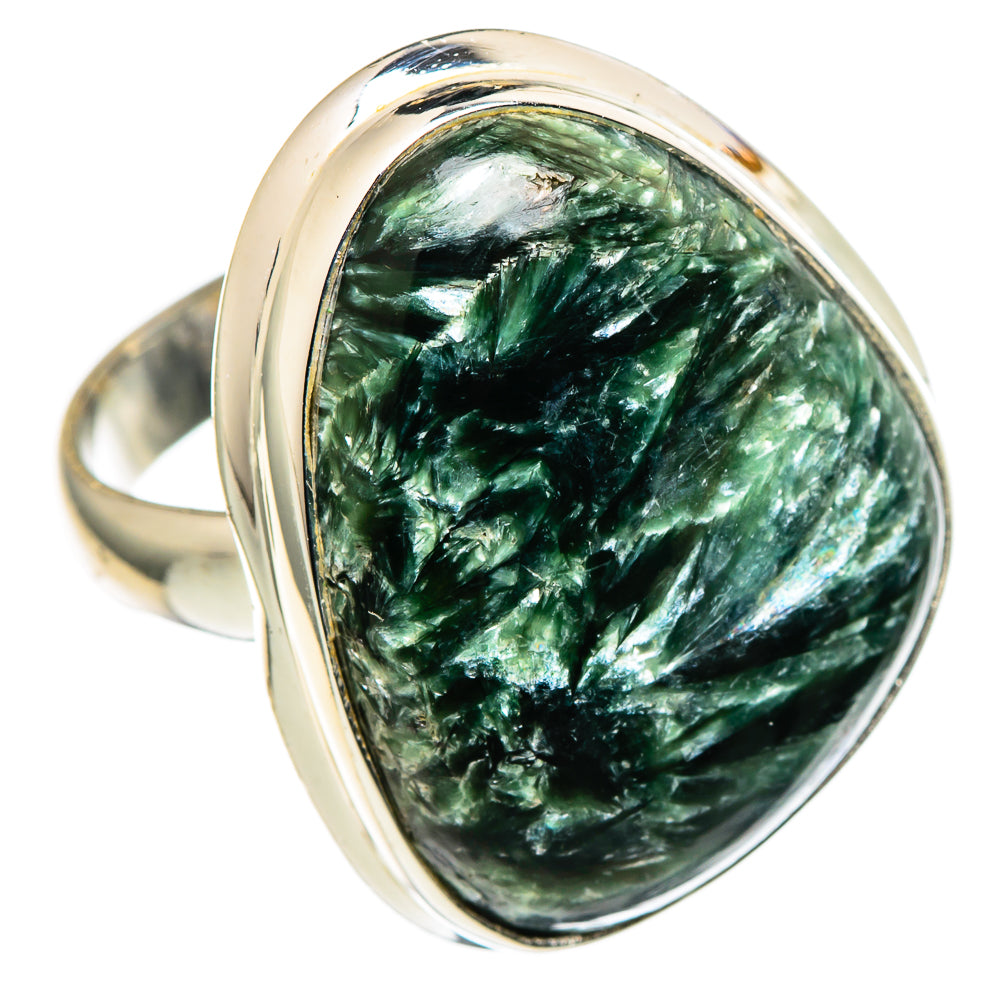 Seraphinite Rings handcrafted by Ana Silver Co - RING99801