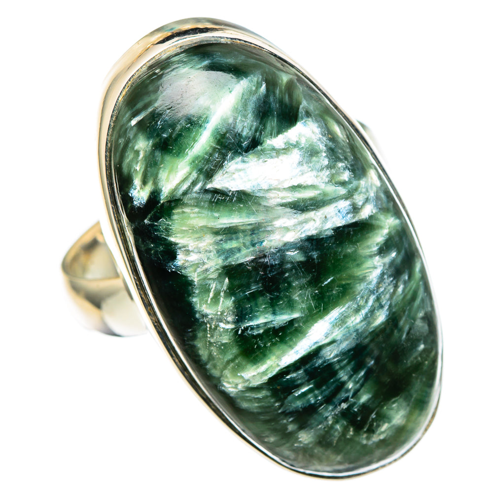Seraphinite Rings handcrafted by Ana Silver Co - RING99802