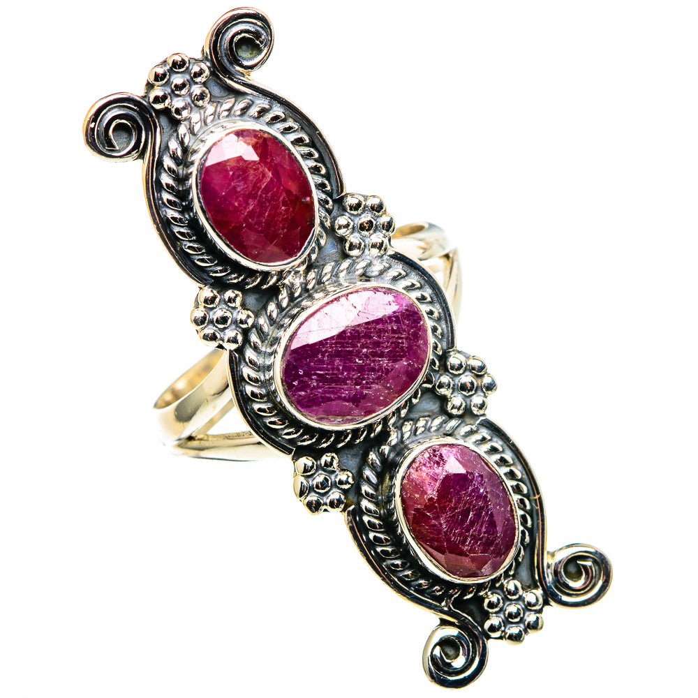 Ruby Rings handcrafted by Ana Silver Co - RING99816