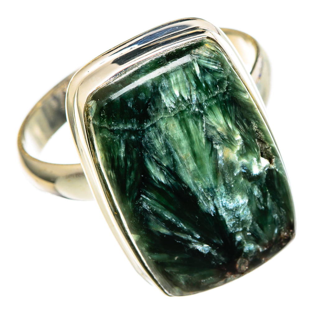 Seraphinite Rings handcrafted by Ana Silver Co - RING99838