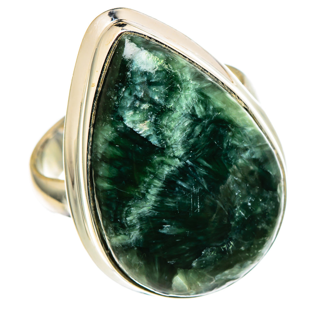 Seraphinite Rings handcrafted by Ana Silver Co - RING99841
