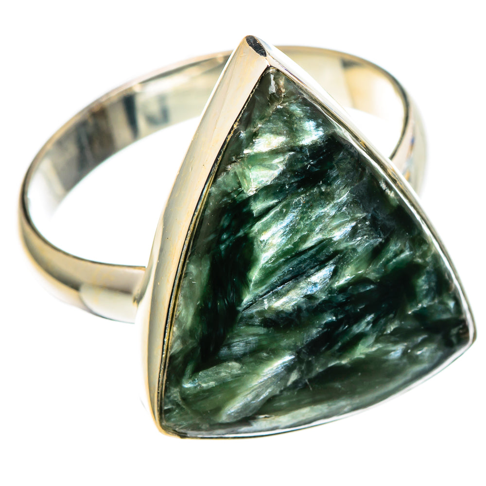 Seraphinite Rings handcrafted by Ana Silver Co - RING99843