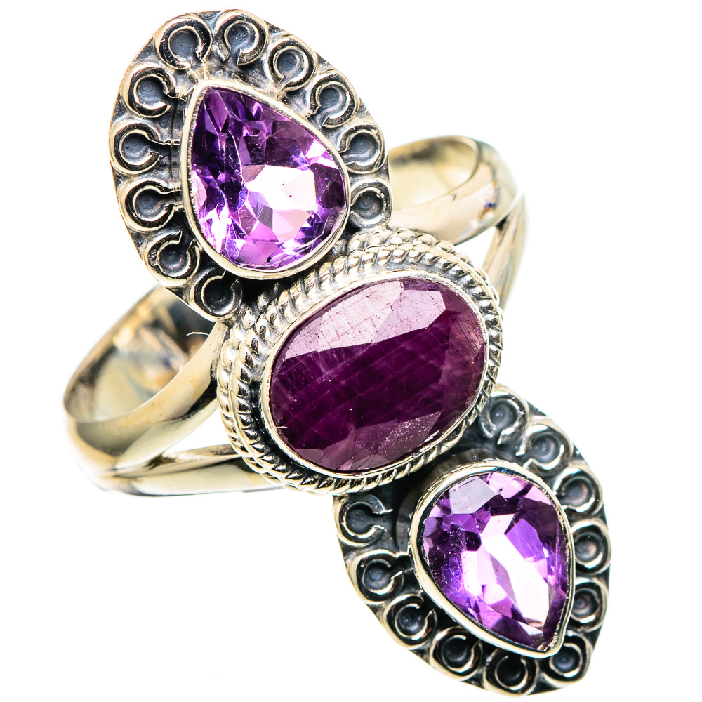 Ruby Rings handcrafted by Ana Silver Co - RING99865