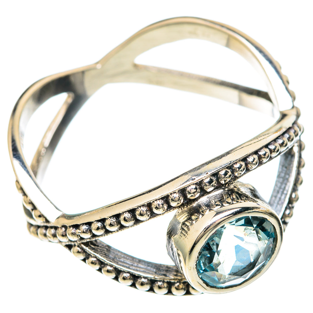 Blue Topaz Rings handcrafted by Ana Silver Co - RING99870