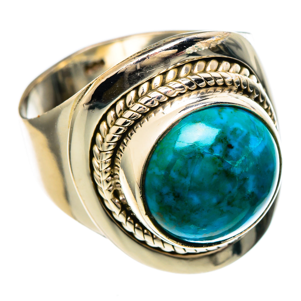 Chrysocolla Rings handcrafted by Ana Silver Co - RING99871