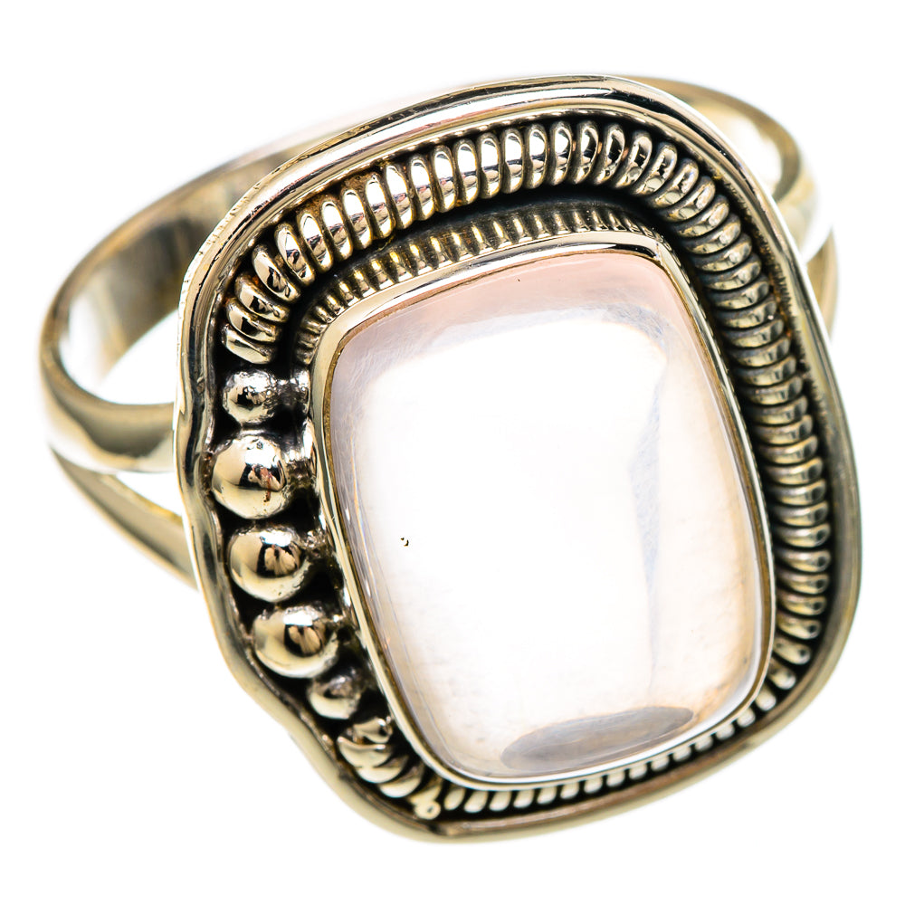 Rose Quartz Rings handcrafted by Ana Silver Co - RING99888