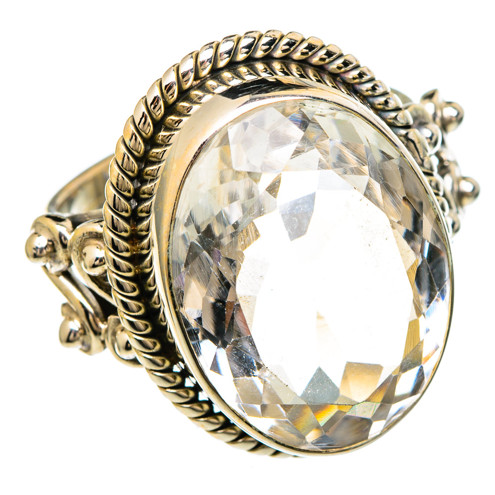 White Quartz Rings handcrafted by Ana Silver Co - RING99904