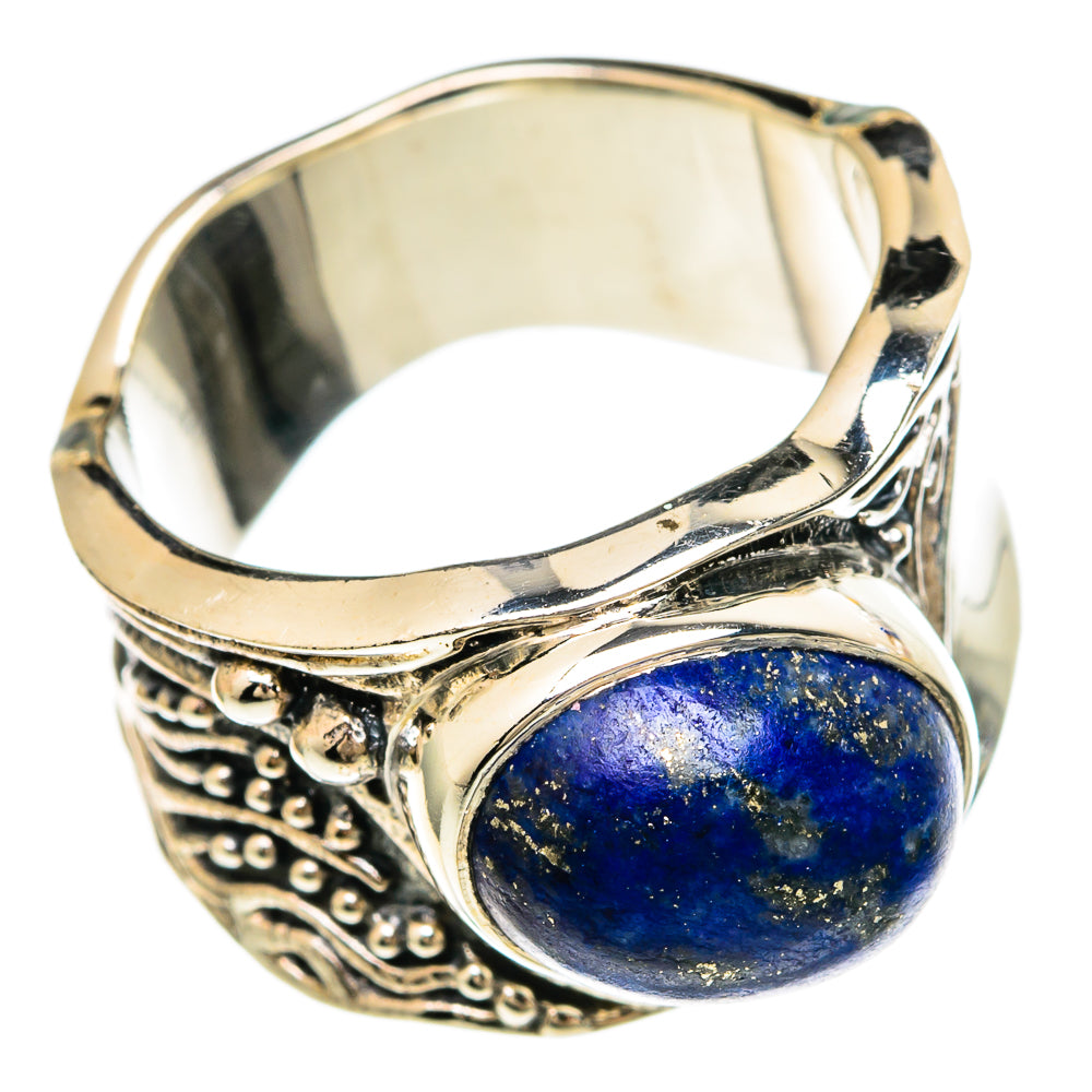 Lapis Lazuli Rings handcrafted by Ana Silver Co - RING99914 - Photo 2