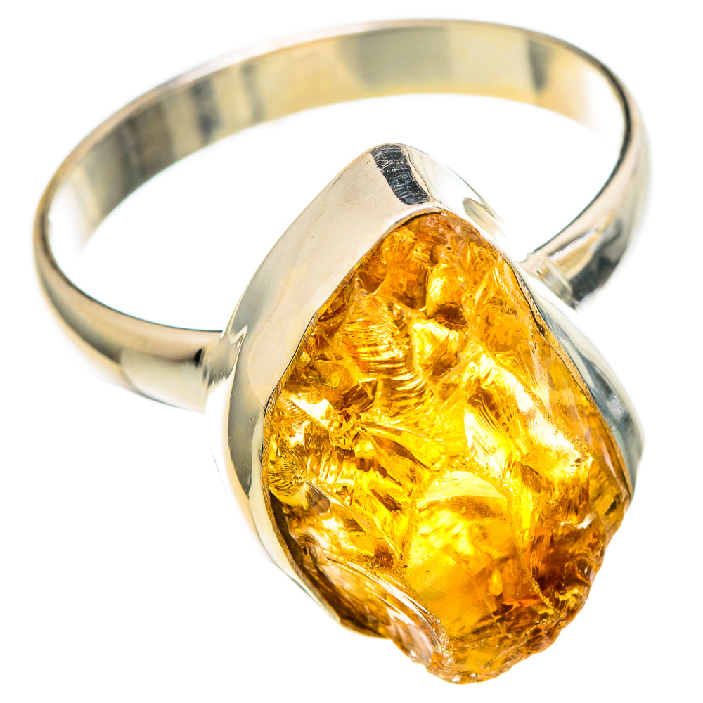 Citrine Rings handcrafted by Ana Silver Co - RING99923 - Photo 2