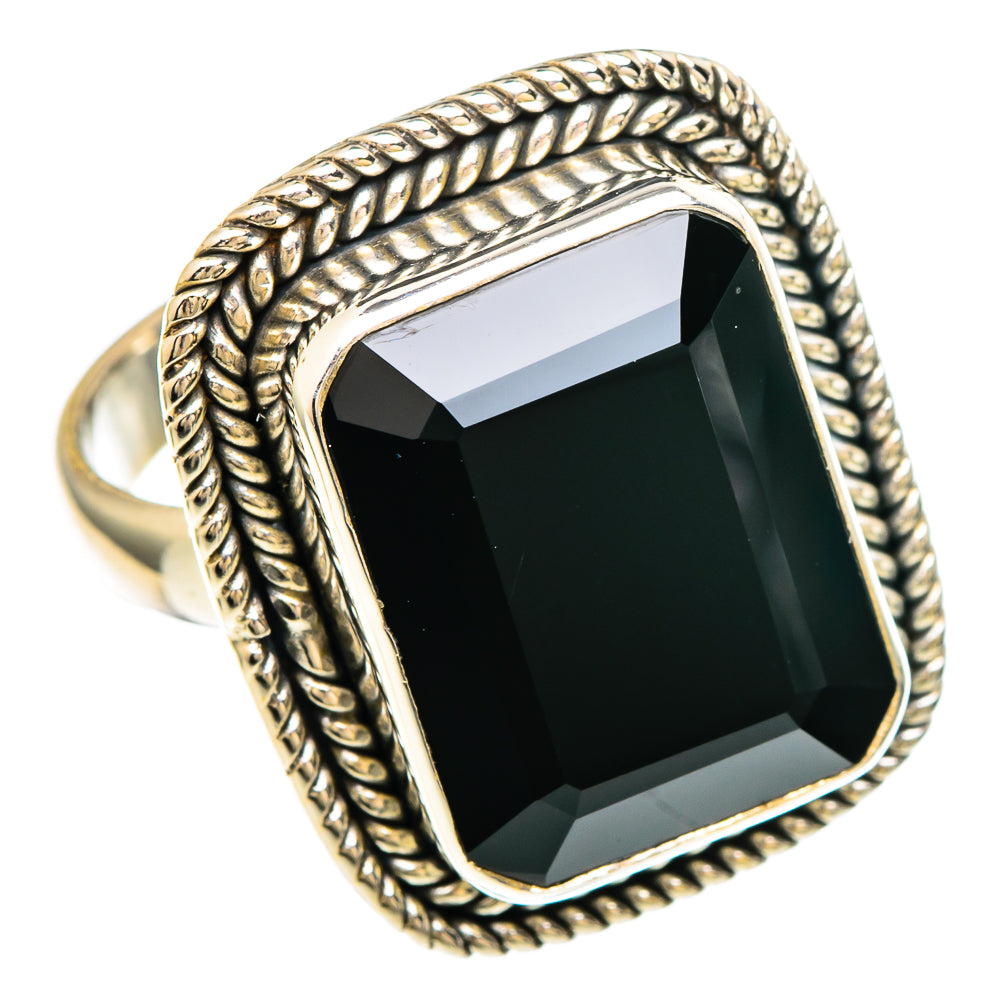 Black Onyx Rings handcrafted by Ana Silver Co - RING99943