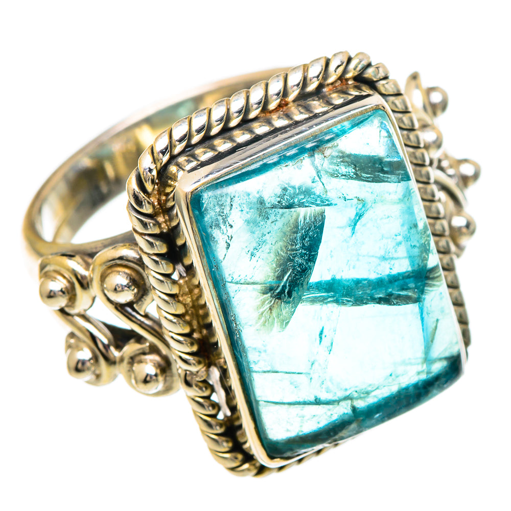 Green Fluorite Rings handcrafted by Ana Silver Co - RING99986