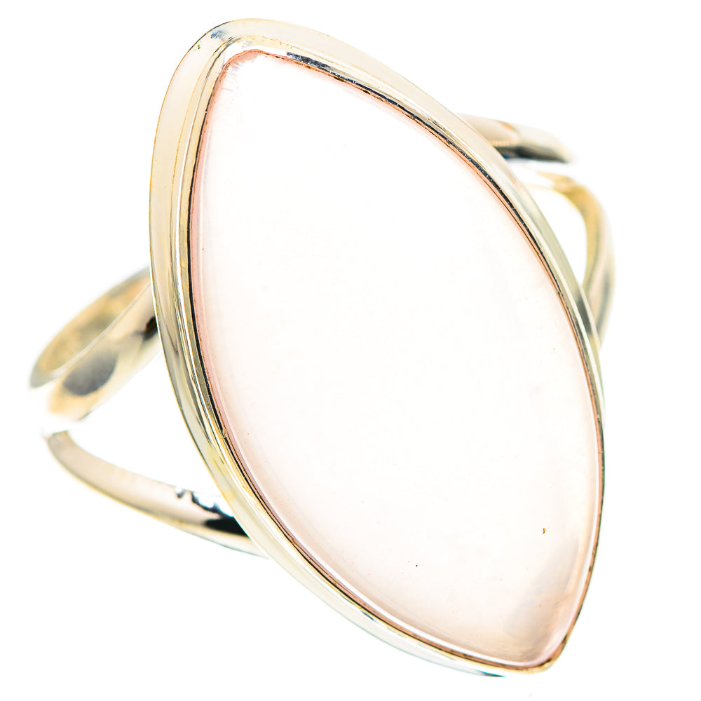 Rose Quartz 925 Sterling Silver Ring Size 10 (925 Sterling Silver) RING137459