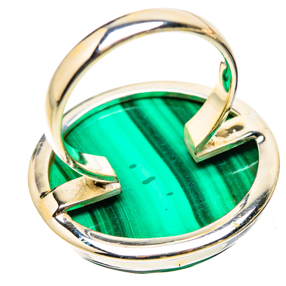 Ana Silver Co Huge Malachite Ring Size 9 (925 Sterling Silver)