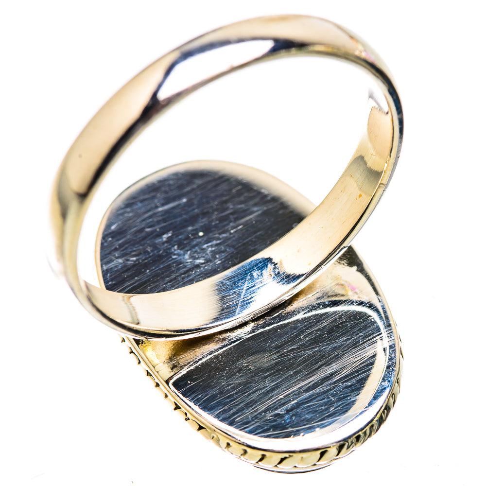 Large Rainbow Moonstone Ring Size 11 (925 Sterling Silver) RING135898