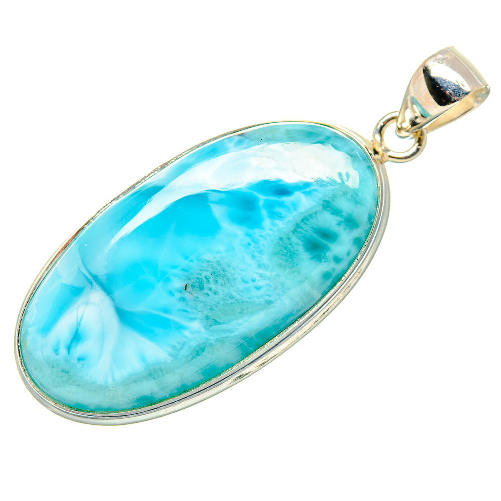 Larimar Pendant 1 7/8" (925 Sterling Silver) PD36904