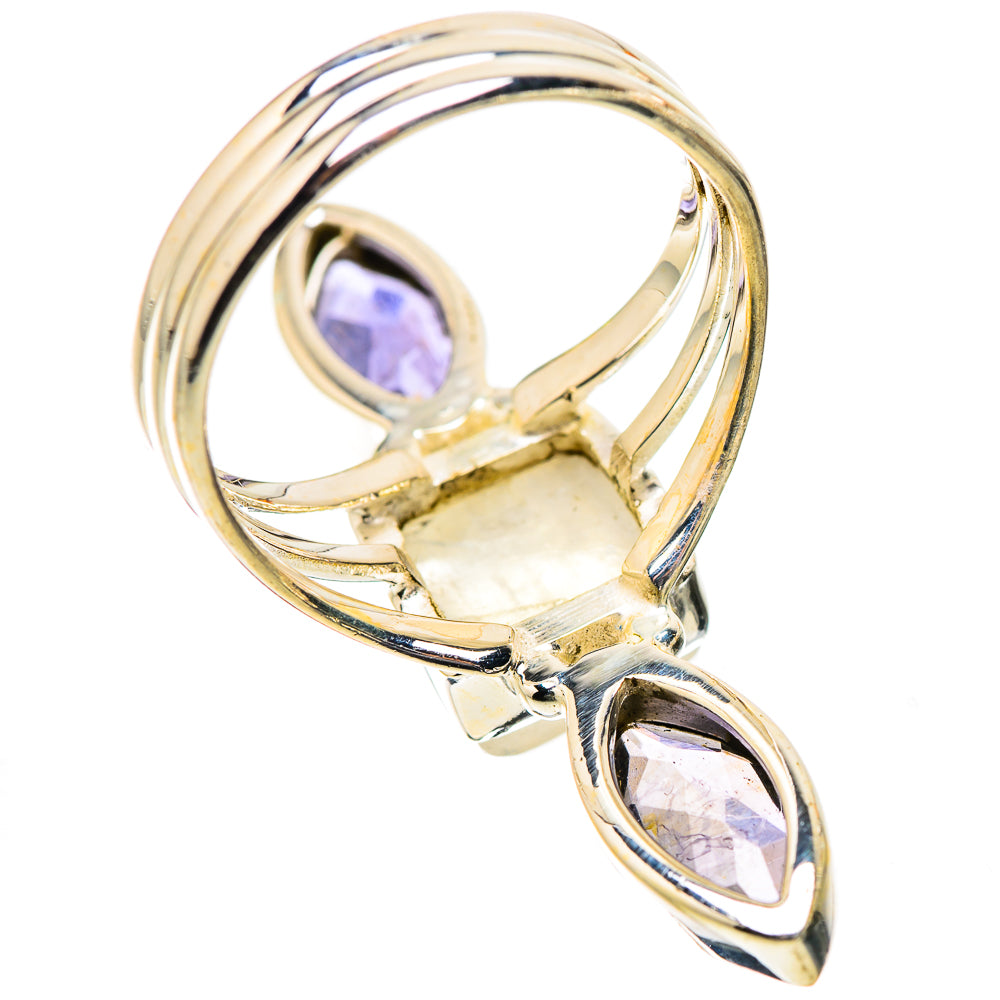 Ana Silver Co Rainbow Moonstone, Tanzanite Ring Size 7.25 (925 Sterling Silver)
