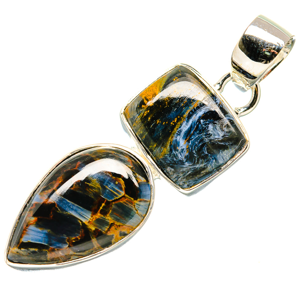 Pietersite Pendant 1 3/4" (925 Sterling Silver) PD36801