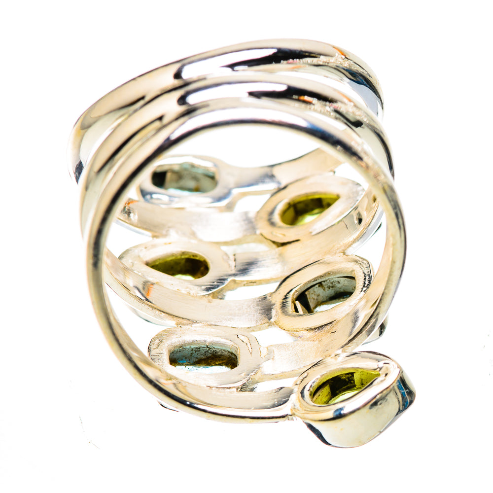 Peridot, Blue Topaz Ring Size 6.25 (925 Sterling Silver) RING135650