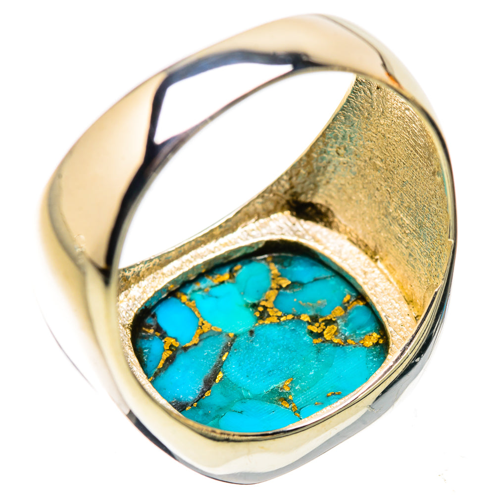 Ana Silver Co Blue Copper Composite Turquoise Ring Size 9 (925 Sterling Silver)