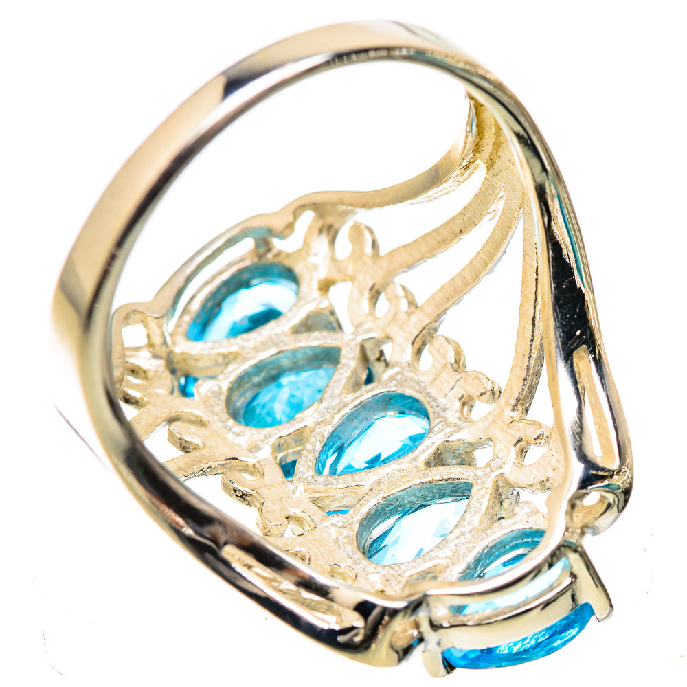 Blue Topaz 925 Sterling Silver Ring Size 9 Ana Co R135300