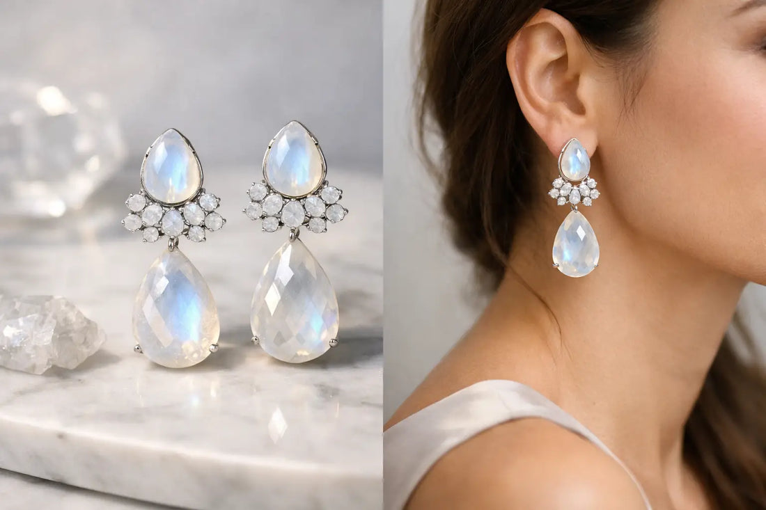 Moonstone Statement Earrings That Stand Out