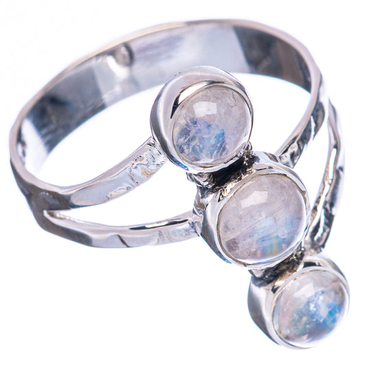 Premium Rainbow Moonstone Ring Size 7.75 (925 Sterling Silver) R3643