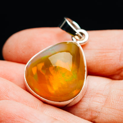 21.15ct Ethiopian Opal Pendant 1 1/2" (.925 Sterling Silver)