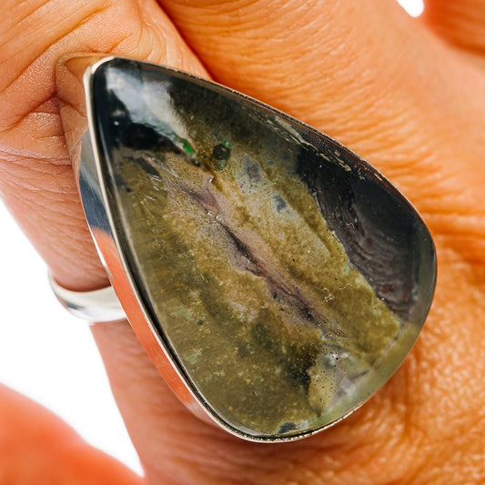 Lodolite Ring Size 9 (German Silver)