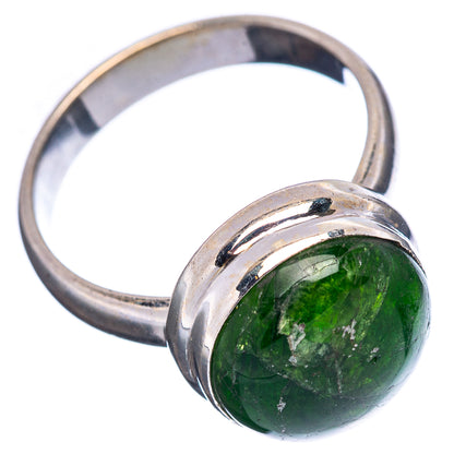 Chrome Diopside Ring Size 7 (.925 Sterling Silver)