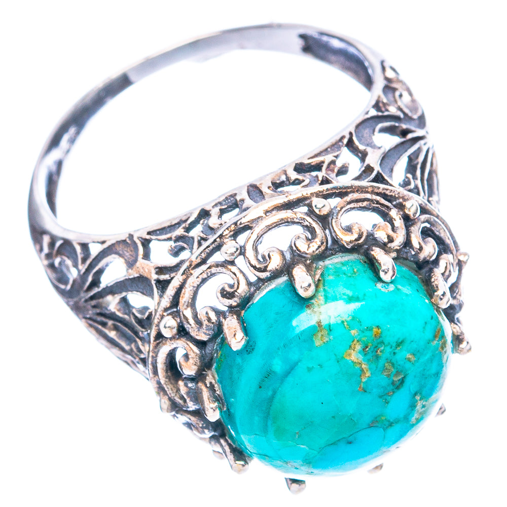 Rare Arizona Turquoise Ring Size 9.5 (925 Sterling Silver) R4776