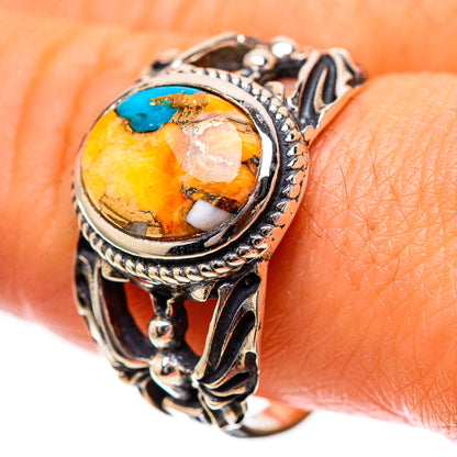 Spiny Oyster Turquoise Ring Size 10 (925 Sterling Silver) RING139070