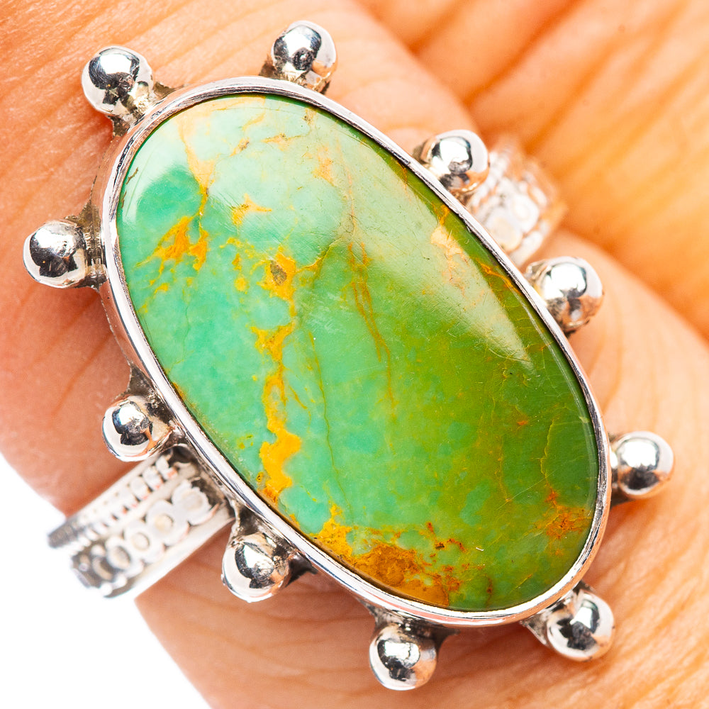 Royston Turquoise Ring Size 7 (.925 Sterling Silver)