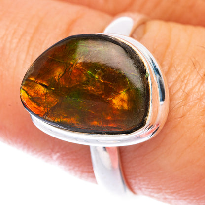 Ammolite Ring Size 8.25 (925 Sterling Silver) R144970