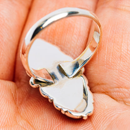 Labradorite Boho Ring Size 7.25 (.925 Sterling Silver)